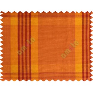 Yellow orange red big square main cotton curtain designs